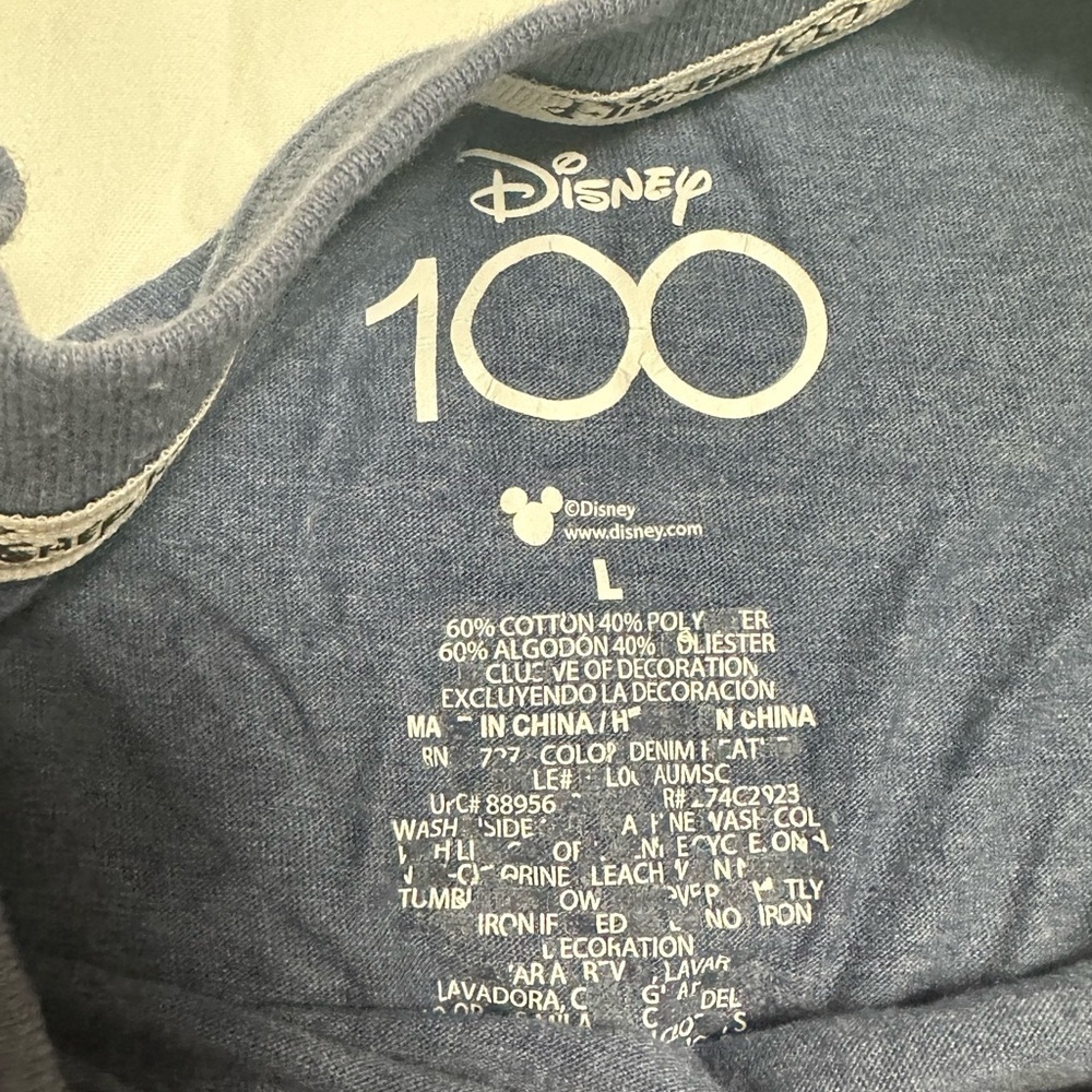 Disney 100th Anniversary Mickey Mouse Adult L Two-Sided
T-Shirt - Picture 7 of 7
